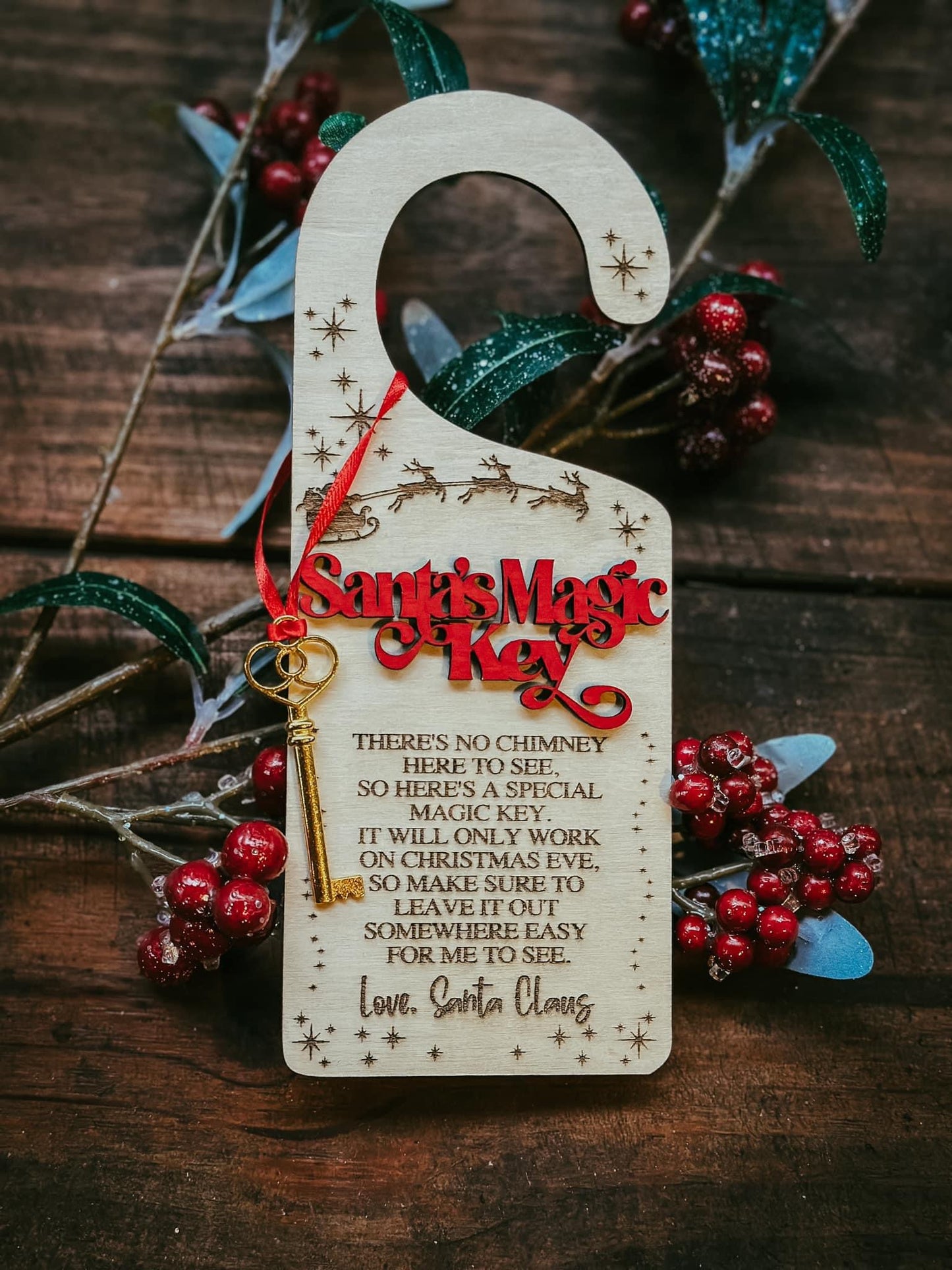 Santa’s Magic Key Door Hanger