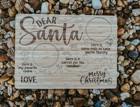 Christmas Eve Cutting Board for Santa