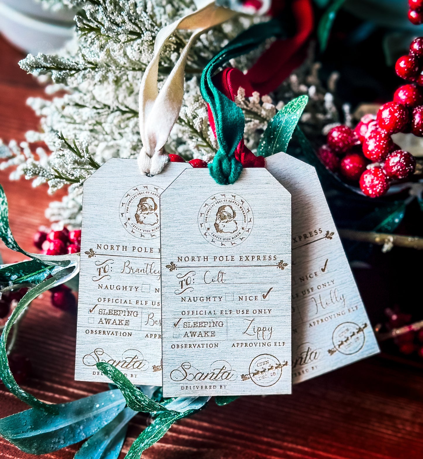 Naughty/Nice Tags from Santa