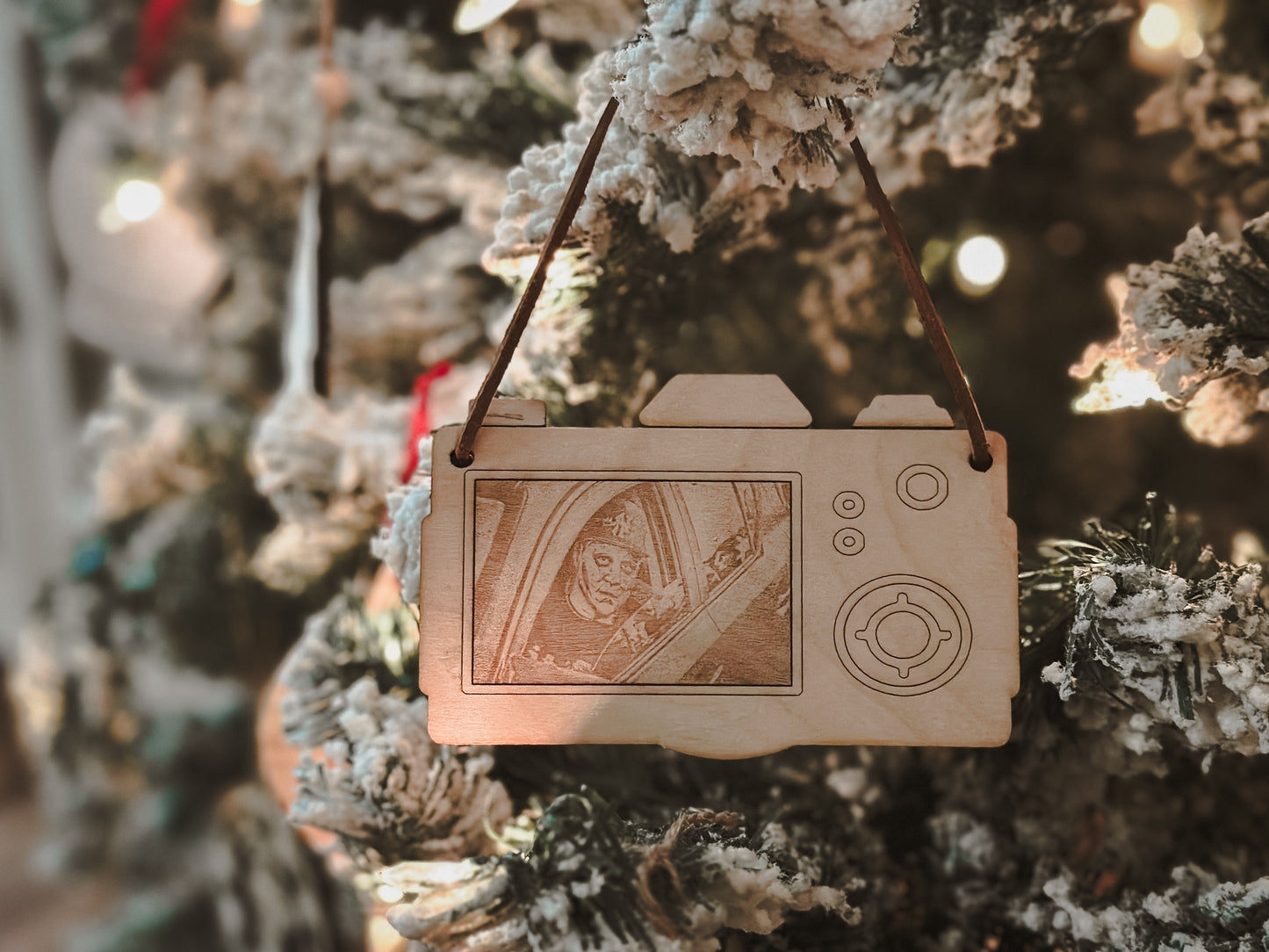 Vintage Camera Ornament- Multi-layered
