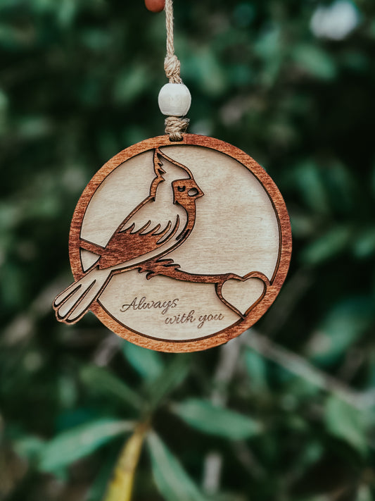 Always With You Cardinal Memorial Ornament