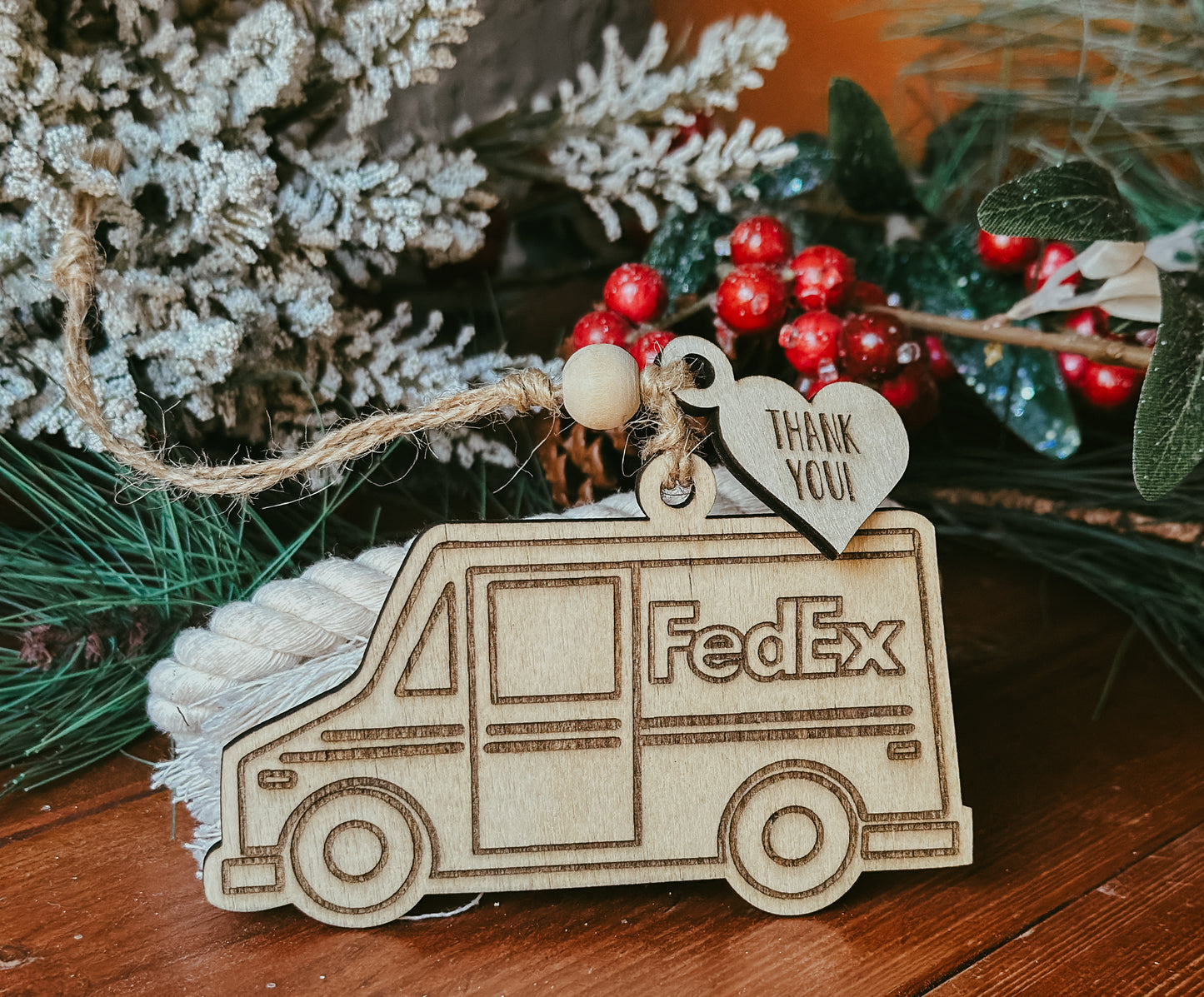 Thank You -Postal/Delivery Truck Driver Ornament
