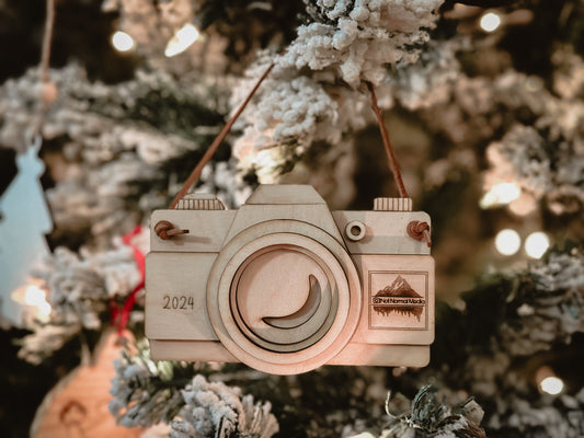 Vintage Camera Ornament- Multi-layered