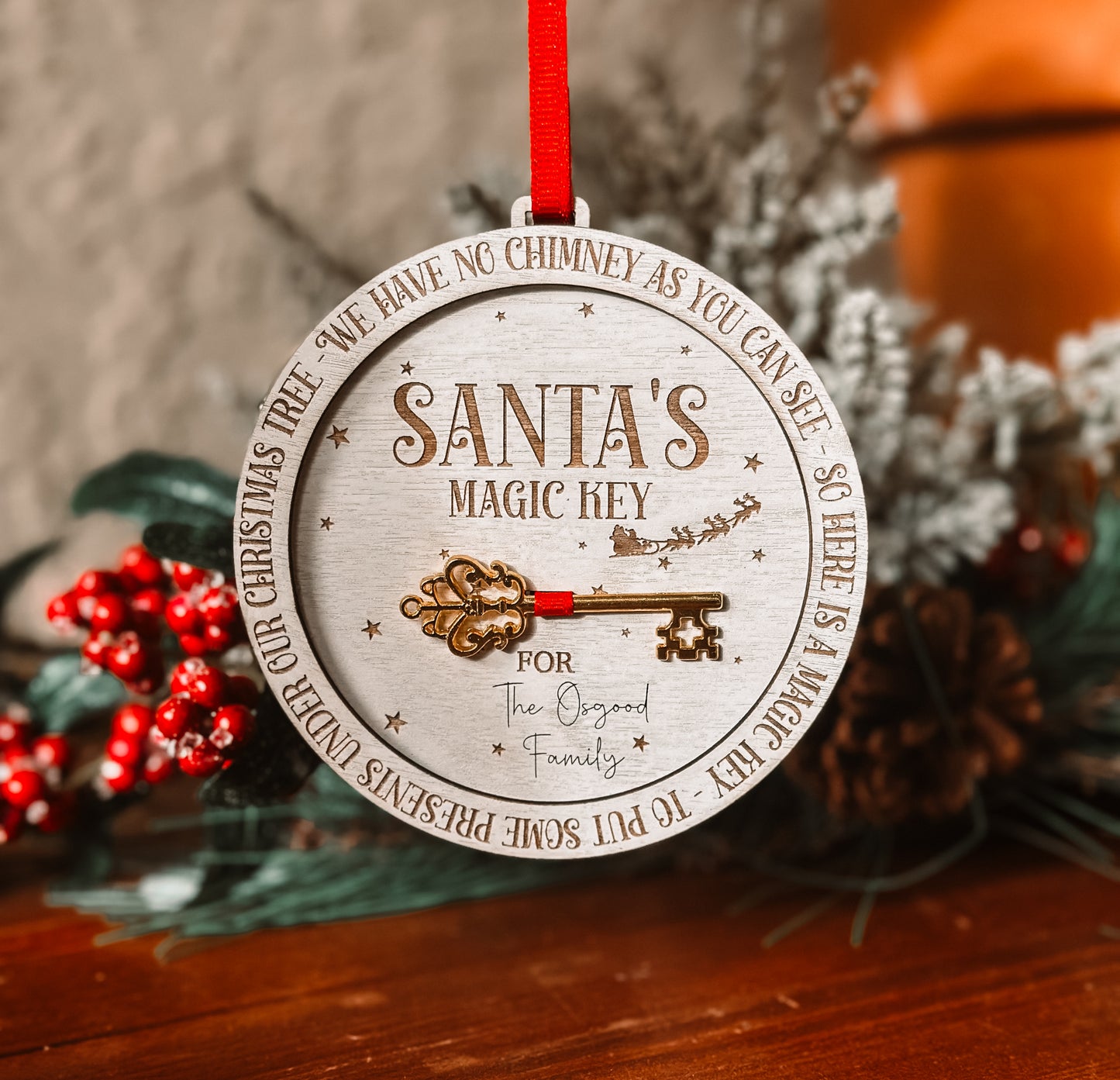 Santa’s Magic Key Ornament