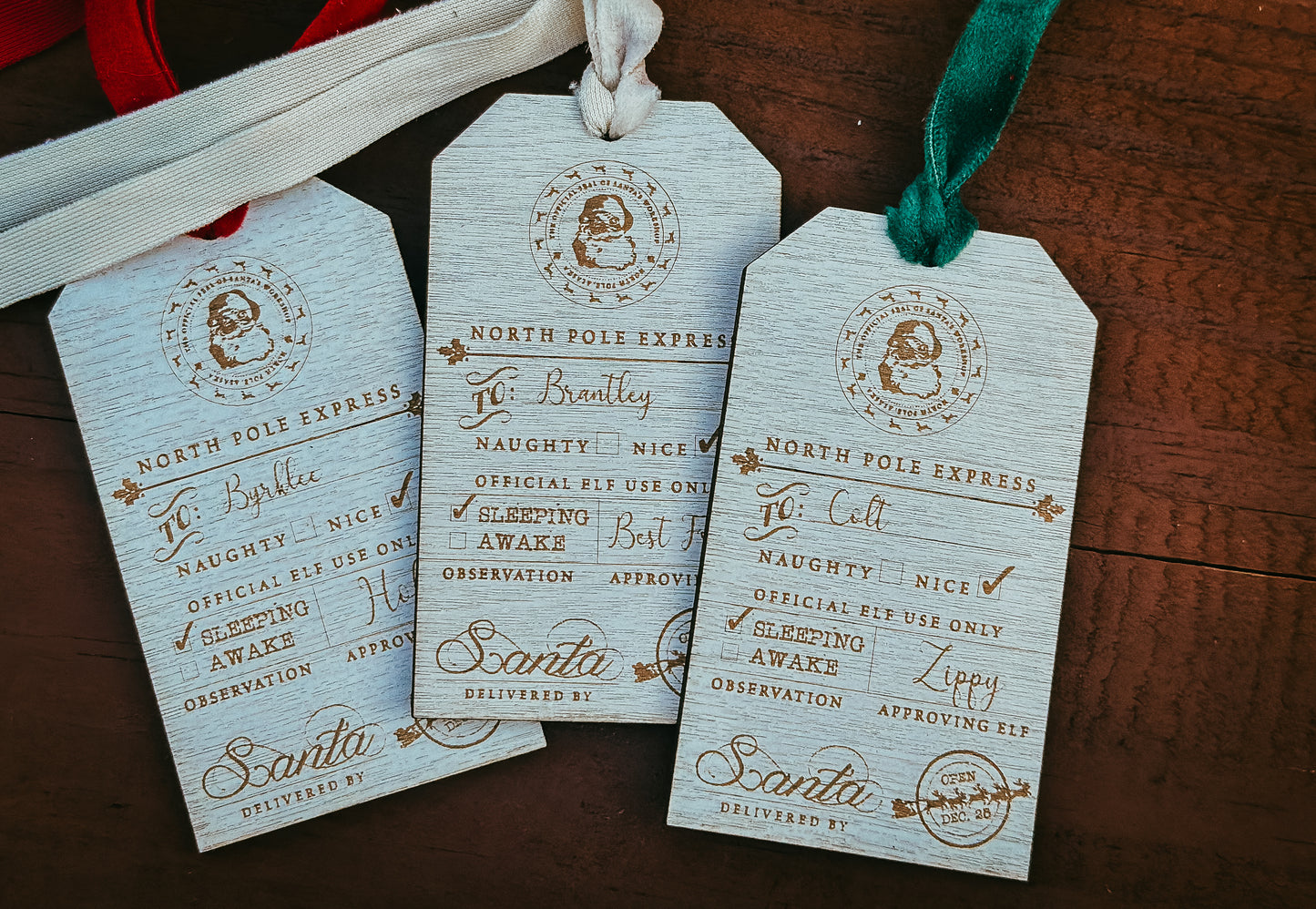 Naughty/Nice Tags from Santa