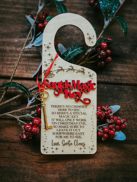 Santa’s Magic Key Door Hanger
